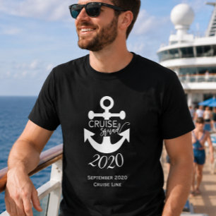 T-shirt Équipe de croisière Groupe familial personnalisé A