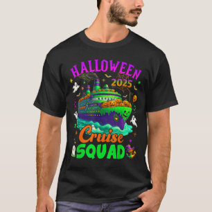 T-shirt Équipe de croisière Halloween 2025 Croisière en ba