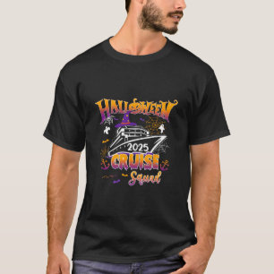 T-shirt Équipe de croisière Halloween 2025 Famille assorti