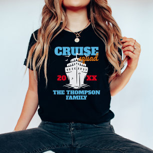 T-shirt Équipe de croisière personnalisée 2024 Groupe amus