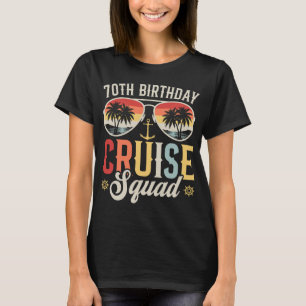 T-shirt Équipe de croisière pour les 70 ans de famille app