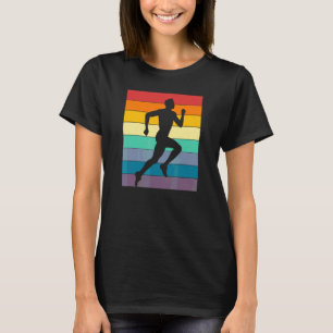 T-shirt Équipe de cross-country pour hommes, rétro vintage