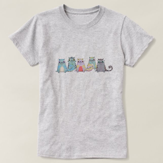 T-shirt Équipe de CryptoKittie (Design devant)