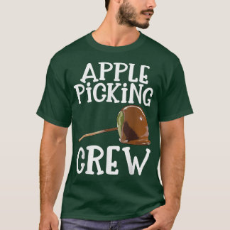 T-shirt Équipe de cueillette de pommes de bonbon Femmes de