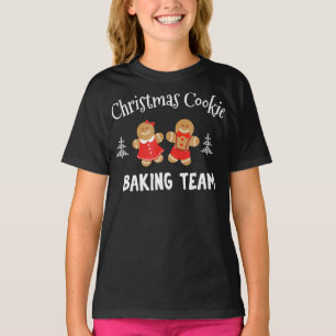 T-shirt Équipe de cuisine de Noël homme en pain d'épices