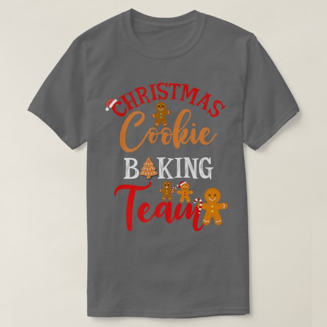 T-shirt Équipe de cuisine de Noël pour enfants et adultes (Design devant)