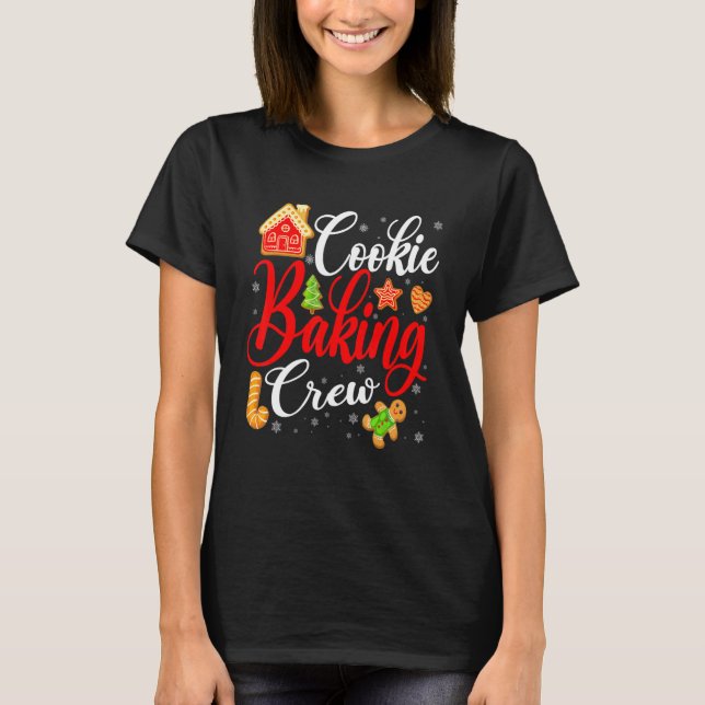 T-shirt Équipe De Cuisinière De Cookie Pour Les Fans De Bo (Devant)