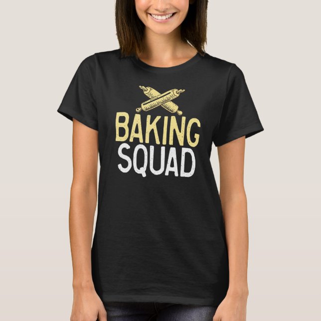 T-shirt Équipe de cuisson Amis Cuisine Baking Baker (Devant)