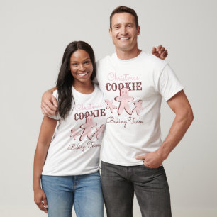 T-shirt Équipe de cuisson de biscuit de Noël au gingembre