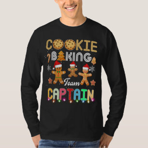 T-shirt Équipe de cuisson de biscuits Capitaine boulangeri