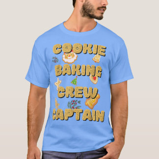 T-shirt Équipe de cuisson de biscuits Capitaine Tester Mat
