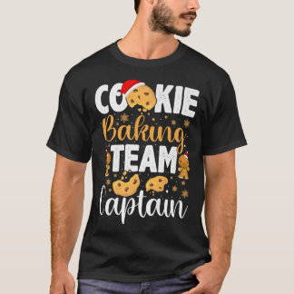 T-shirt Équipe de cuisson des biscuits Capitaine Gingerbre