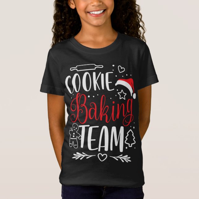 T-Shirt Équipe de cuisson des biscuits - Noël Noël Noël Éq (Devant)