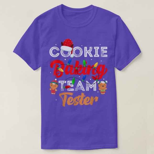 T-shirt Équipe de cuisson des biscuits Tester mignonne pai (Design devant)