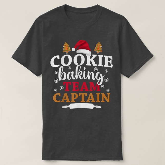 T-shirt Équipe de cuisson Noël Cookie Équipe de cuisson Ca (Design devant)