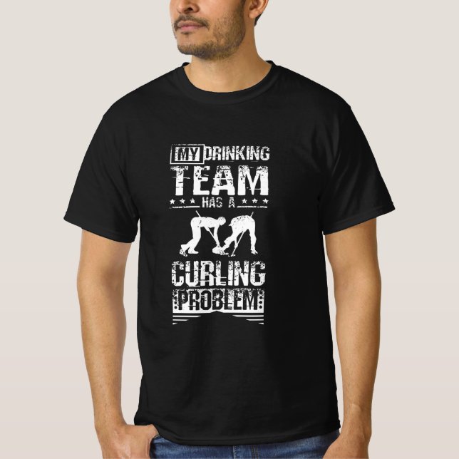 T-shirt Équipe de curling (Devant)