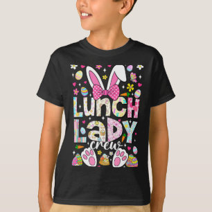 T-shirt Équipe de dame de déjeuner Funny Bunny Cafétéria F