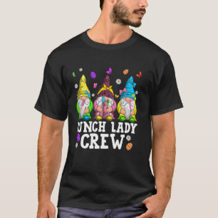 T-shirt Équipe de dame de déjeuner mignonne Gnomes et œufs