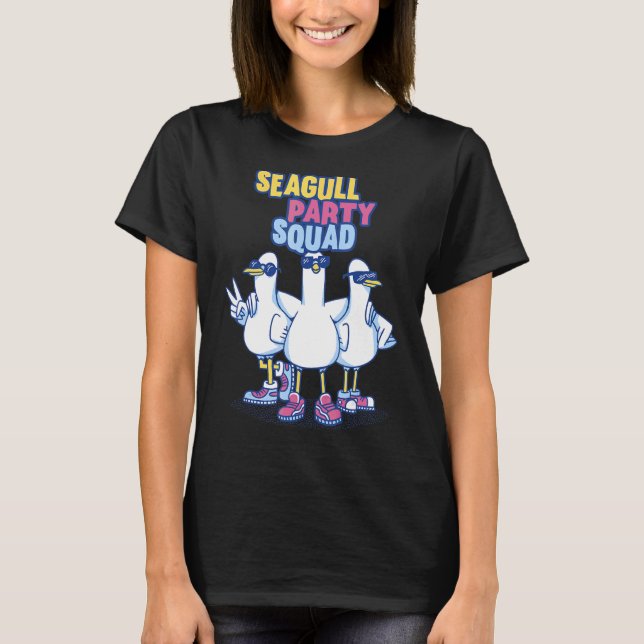 T-shirt Équipe de danse Seagull Party (Devant)