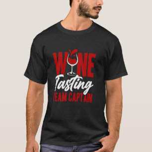 T-shirt Équipe De Dégustation De Vins Capitaine, Équipe De