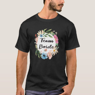 T-shirt Équipe de demoiselles d'honneur Jga Mariage Enterr