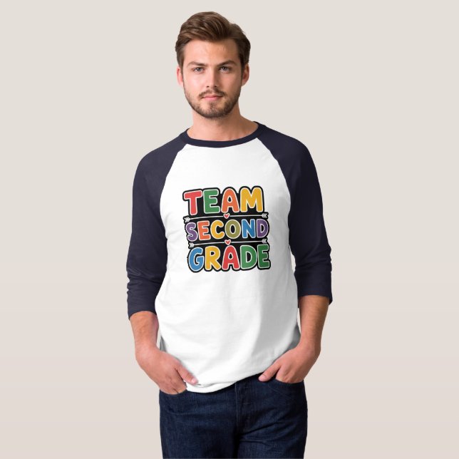 T-shirt Équipe de deuxième année (Devant entier)