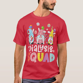 T-shirt Equipe de dialyse des femmes oeufs lapin Gnome Cha