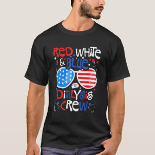 T-shirt Équipe de dialyse du 14 juillet bleu blanc rouge p