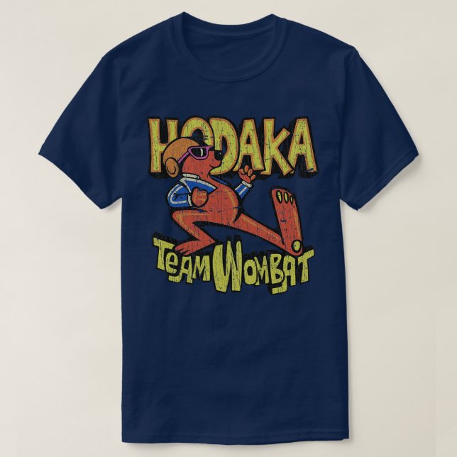 T-shirt Équipe de Dirt Bike Hodaka Wombat 1972 (Design devant)