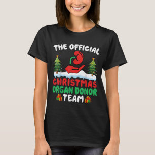 T-shirt Équipe de don d'organes de Noël - Drôle de don d'o
