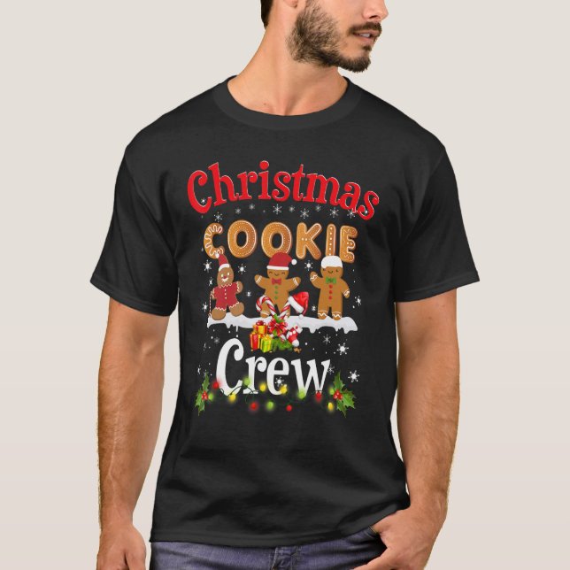 T-shirt Équipe de fabrication de biscuits de Noël  Échange (Devant)