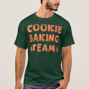 T-shirt Équipe de fabrication de biscuits de Noël en famil