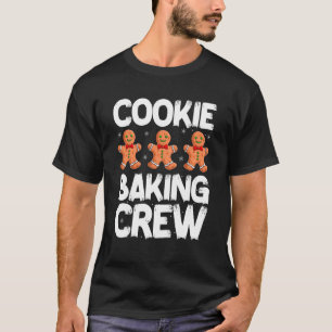 T-shirt Équipe de fabrication de biscuits de Noël Famille