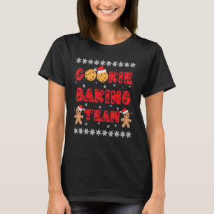 T-shirt Équipe de fabrication de biscuits hommes en pain d