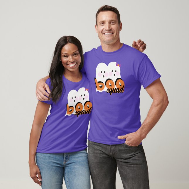 T-shirt Équipe de fantôme de goule mignonne (Unisexe)
