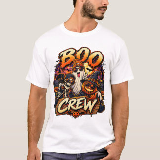 T-shirt Équipe de fantômes Halloween Boo