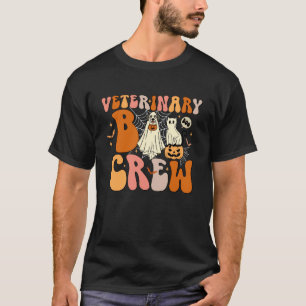 T-shirt Équipe de fantômes vétérinaires pour Halloween