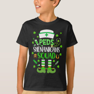 T-shirt Équipe de farces d'infirmière en pédiatrie Infirmi