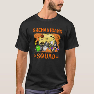 T-shirt Équipe de farces et attrapes Gnome Sorcière Fantôm