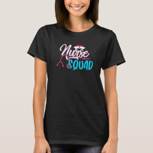 T-shirt Équipe de femmes infirmières au stéthoscope pour l