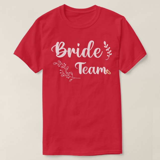 T-shirt Équipe de femmes mariées (Design devant)
