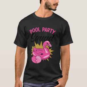 T-shirt Équipe de fête à la piscine Plage Fête à la piscin