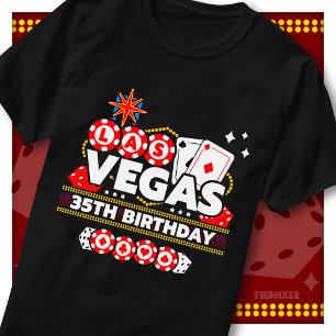 T-shirt Équipe de fête d'anniversaire 35 ans pour un voyag
