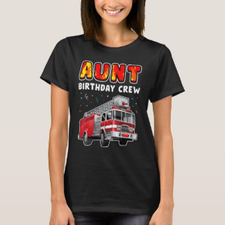 T-shirt Équipe de fête d'anniversaire de tante Camion de p