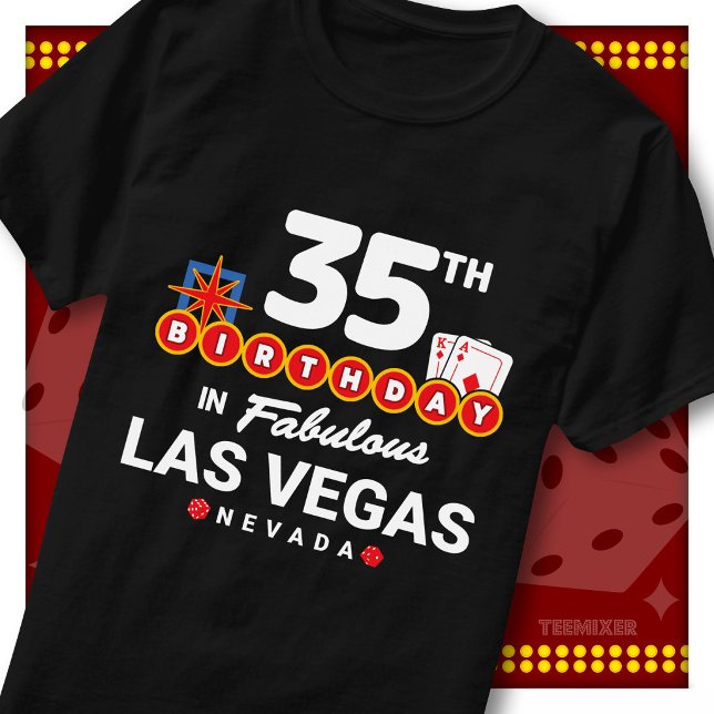 T-shirt Équipe de fête d'anniversaire pour les 35 ans, Pan (Créateur téléchargé)