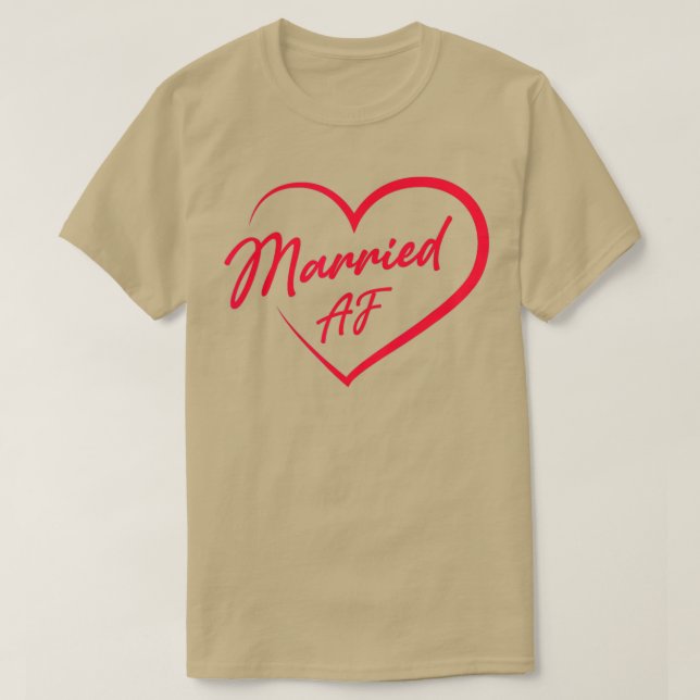 T-shirt Équipe de fête de Bachelorette mariée drôle AF 2 (Design devant)
