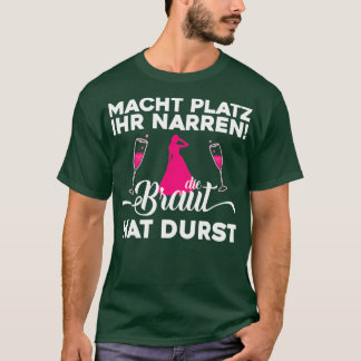 T-shirt Équipe de fête de jeune fille Cadeau de mariée 1