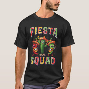 T-shirt Équipe de fête drôle Cinco De Mayo Famille mexicai