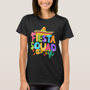 T-shirt Équipe de fiesta cinq mai famille assortie mexicai