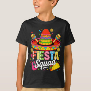T-shirt Équipe de fiesta drôle cinco de mayo allons fiesta